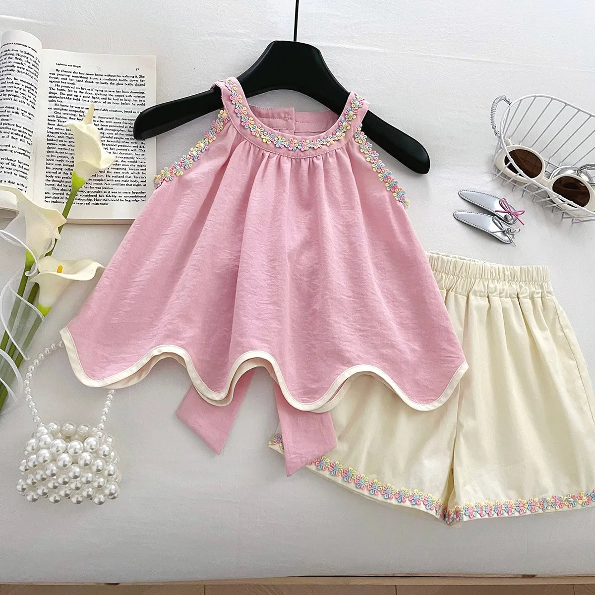 Conjunto Infantil Doce Primavera Rosa