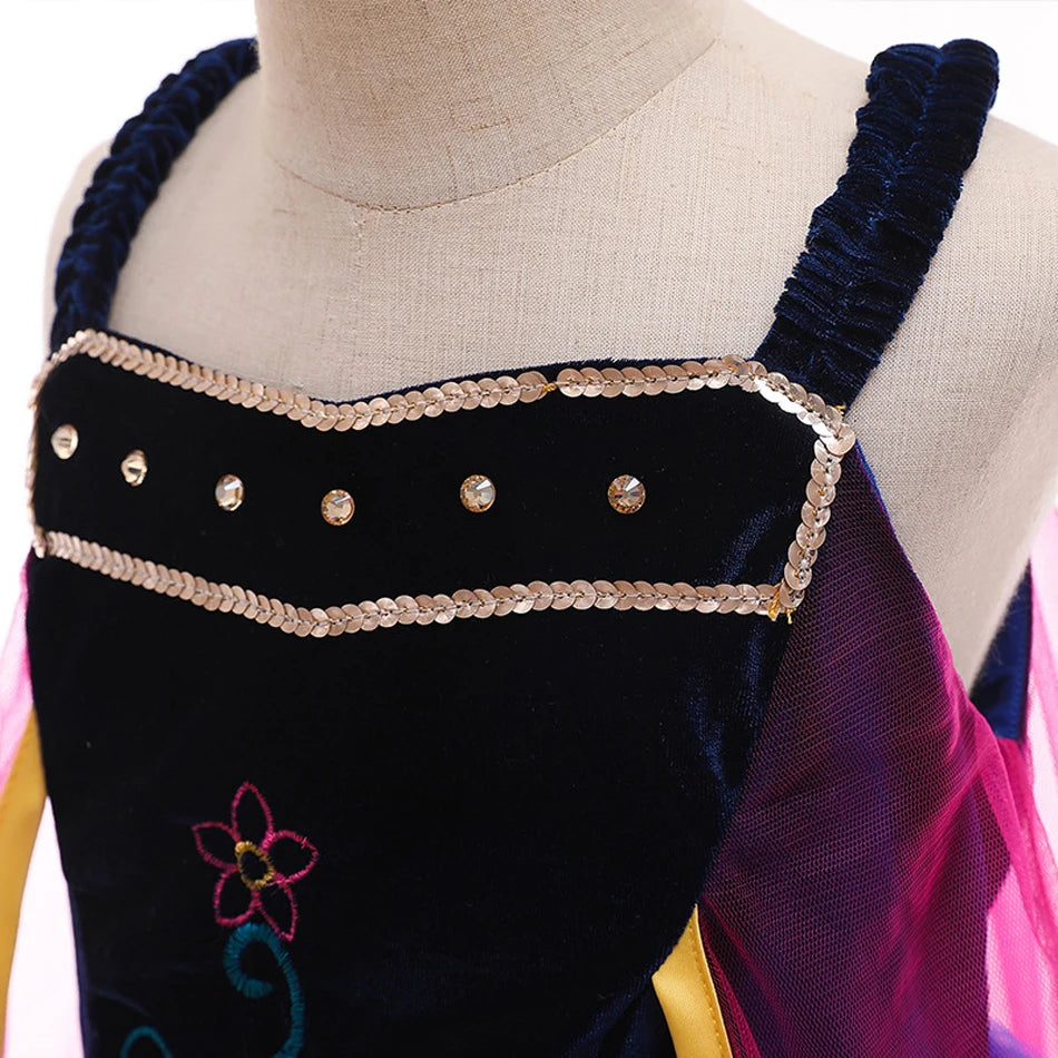 Fantasia Infantil Princesa Anna Encanto Real