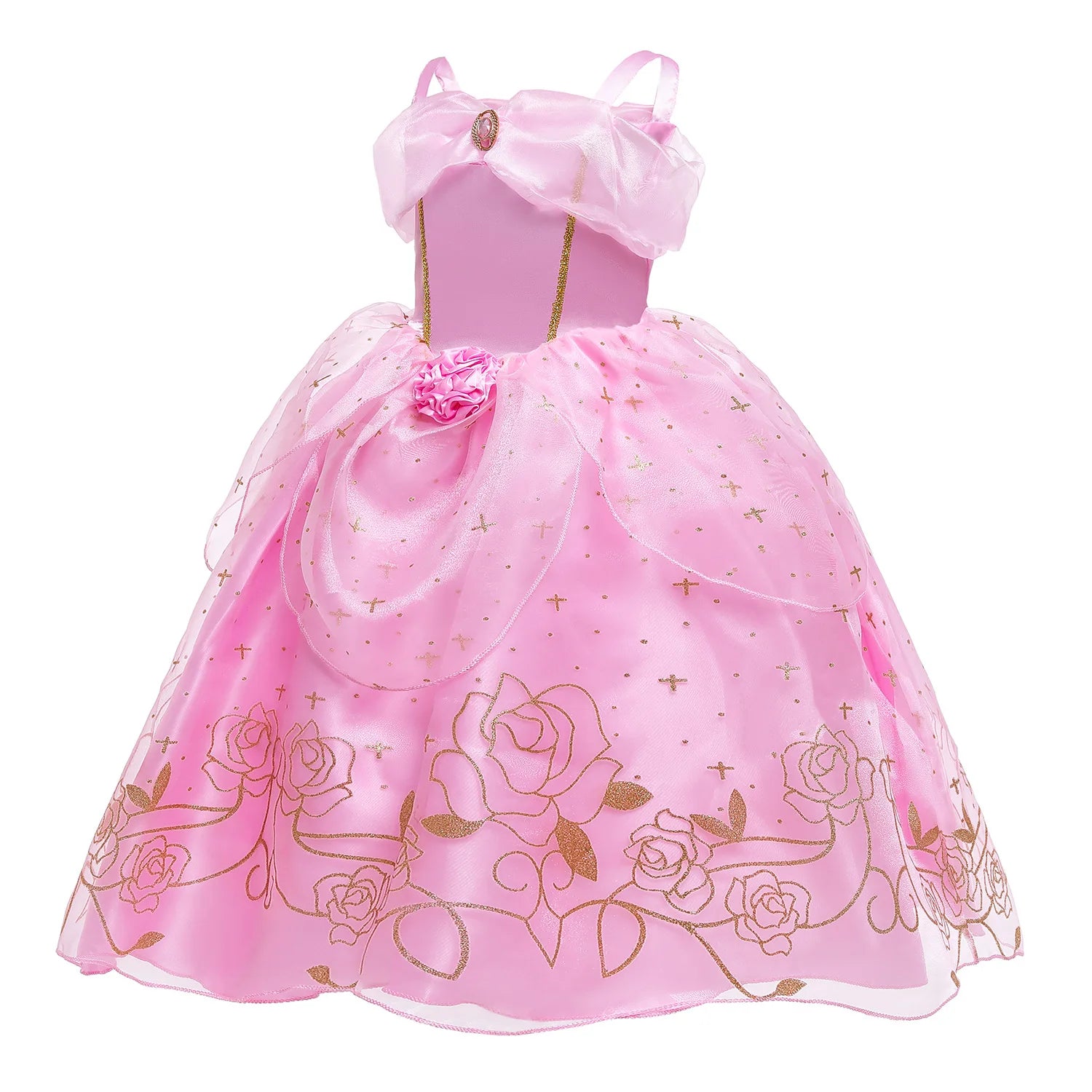 Fantasia Infantil Aurora Rosa