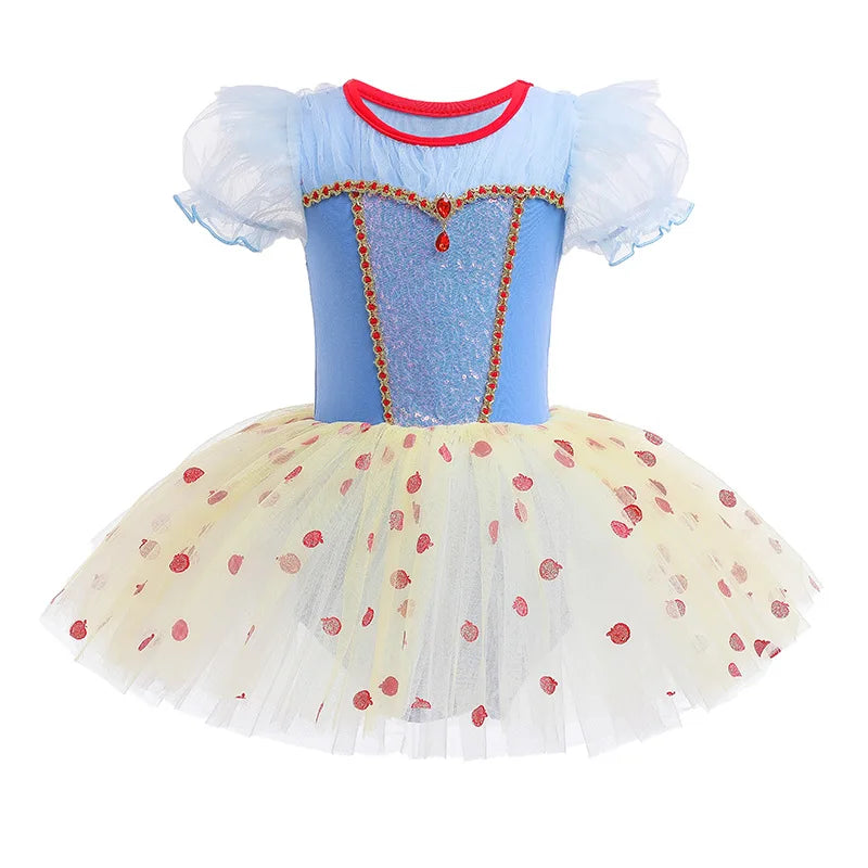 Fantasia Tutu Princesa Branca de Neve Maçã