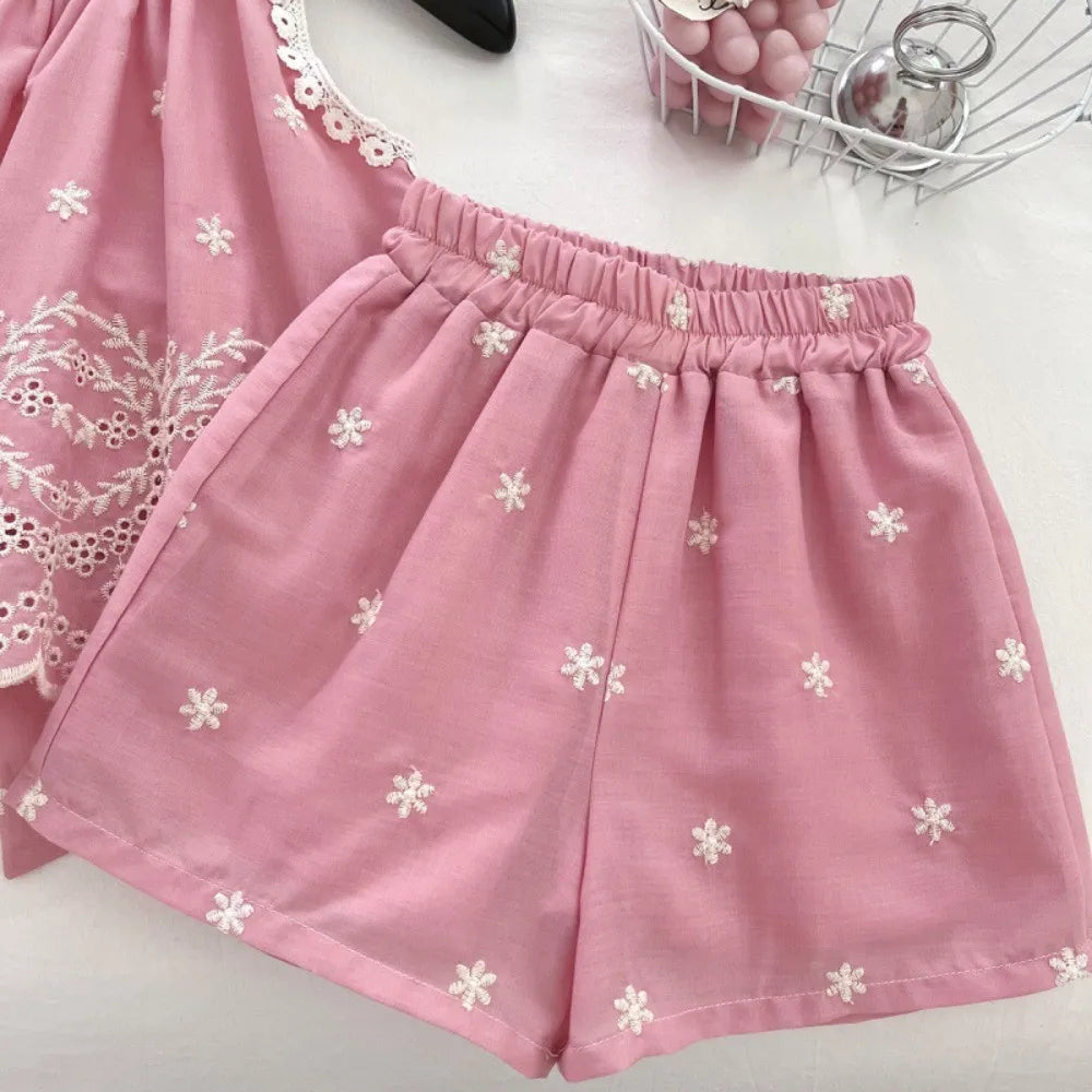 Conjunto Infantil Coração de Encanto