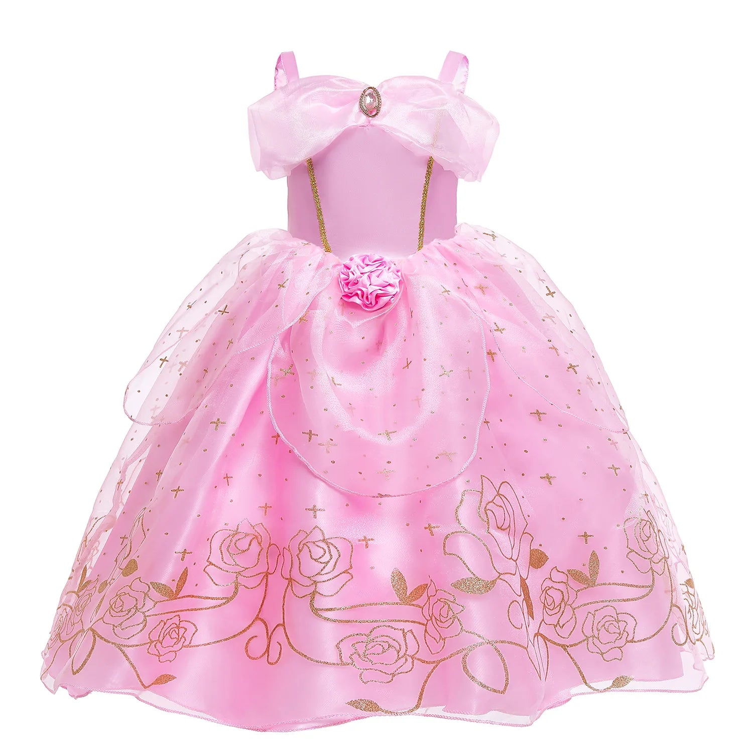 Fantasia Infantil Aurora Rosa