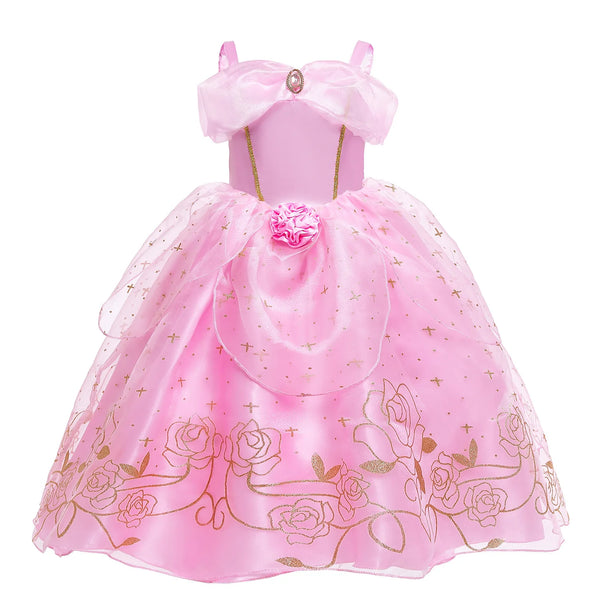 Fantasia Infantil Aurora Rosa