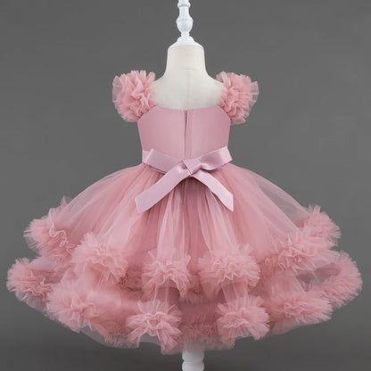 Vestido Infantil de Festa Tule Mariah - Cores