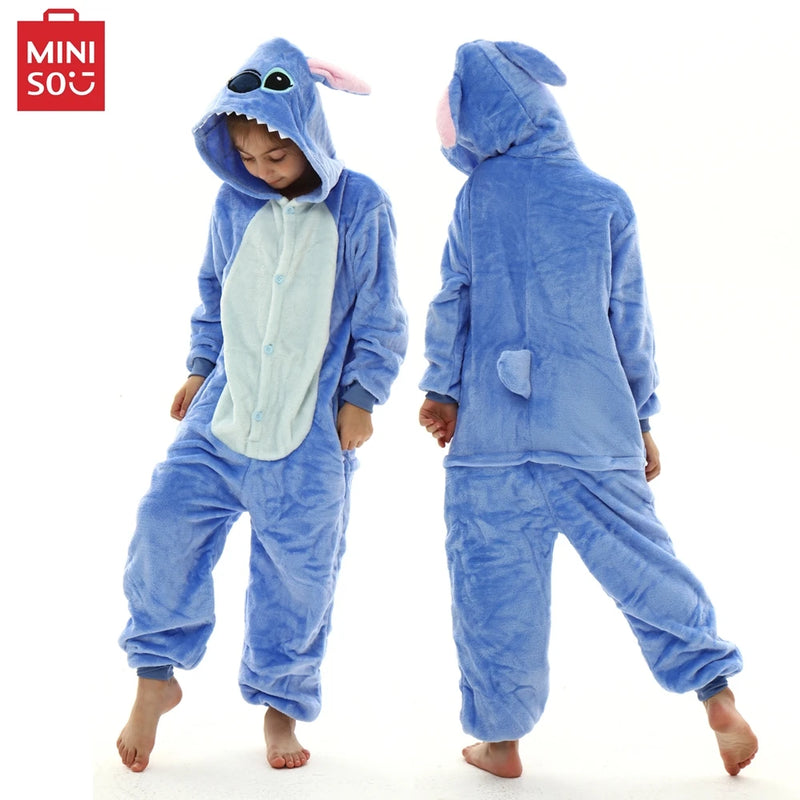 Pijama Macacão Infantil Stitch