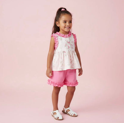 Conjunto Infantil Jardim Encantado Rosa