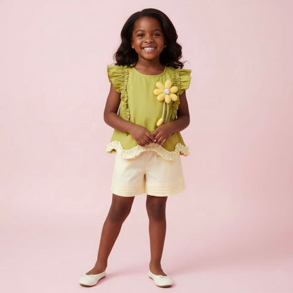 Conjunto Infantil Margarida Encantada