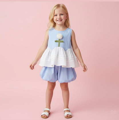 Conjunto Infantil Flor do Céu