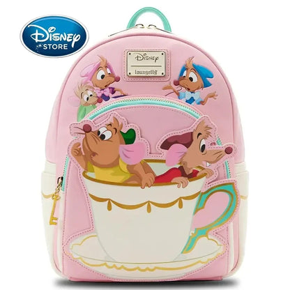 Mochila Cinderela Gus e Jaq