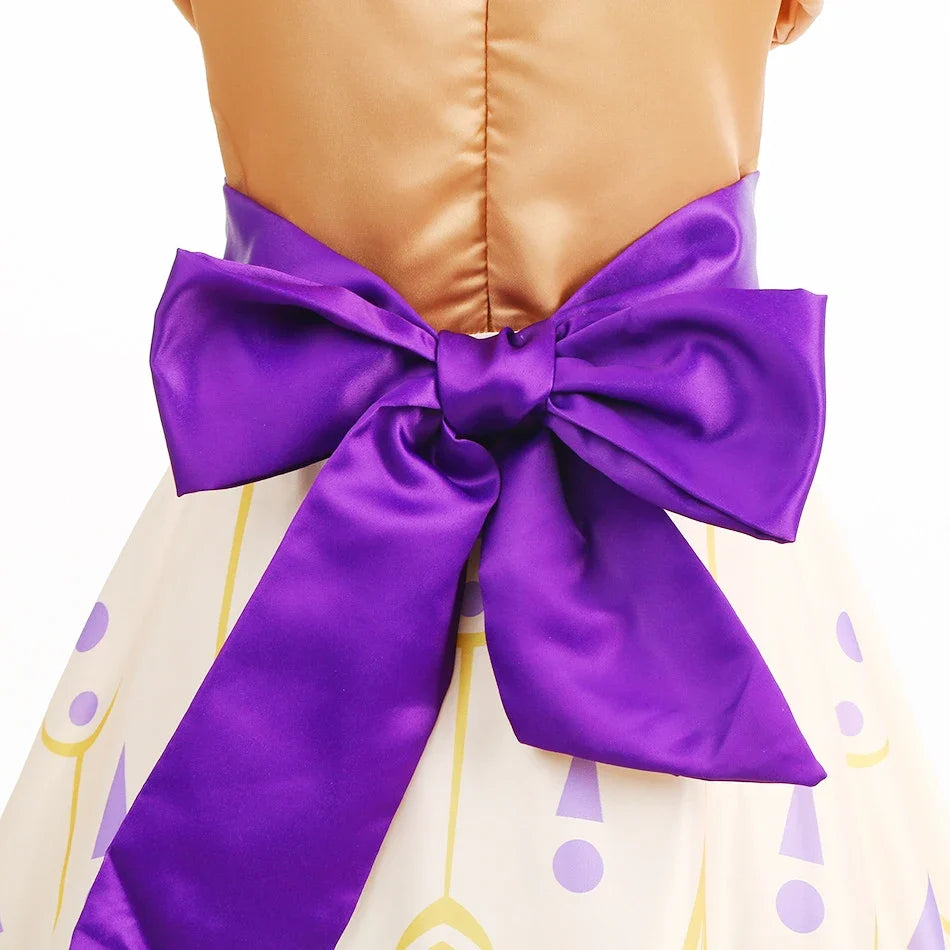 Fantasia de Princesa Real com Coroa e Acessórios