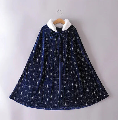 Capa Infantil Princesa do Gelo com Flocos de Neve